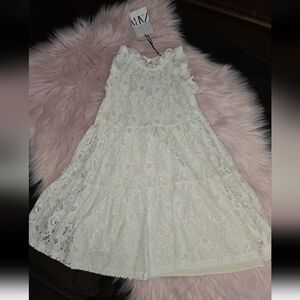 Zara Girl’s Ivory Lace Dress
